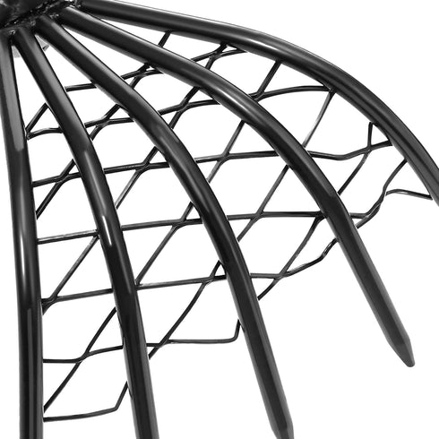 Yardwe 2pcs Rake with Mesh Net, 10 Inch Garden Rake & Clamming Claws Shell Clam Digger Seafood Tool