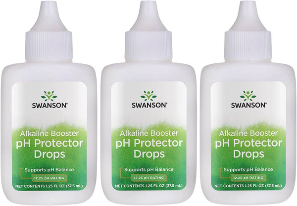Swanson Alkaline Booster - pH Protector Drops with 12.25 pH Rating -