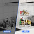 Lazy Susan Organizer 2 Tier - 12 inch Adjustable Metal Rotating Lazy Susan for Cabinet, Pantry, Kitchen Countertop,