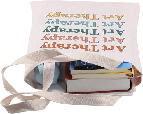 BDPWSS Art Therapist Gift, Art Teacher Tote Bag, Therapist Appreciation Gift, Art Therapy Supplies