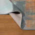 Non-Slip Area Rugs, Orange and Grey White Abstract Art, Home Decor Carpet for Classroom Living Room