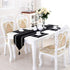 San Tungus 13 84 Inch Multi-Size Elegant Table Runner with Tassels Bright Rhinestone, x for Farmhouse Long Side Desk