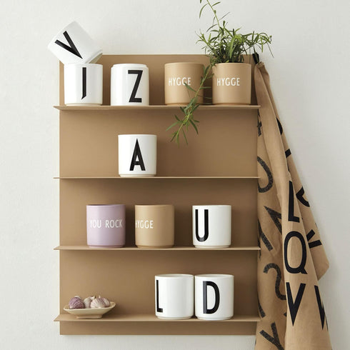 Design Letters Monogram Coffee Cups (A-Z), Initial Mug, 9 oz, Dishwasher & Microwave Safe