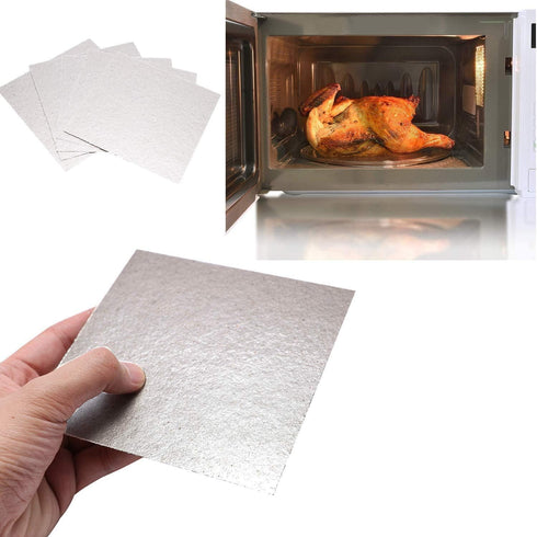 Waveguide Covers 4 Pack for Microwave, Juerly Mica Plates Sheets Heat Insulation Board - 5.1x5.1inch