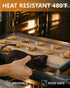 Silicone Baking Mat Set of 5 - 2 Half Sheet Mats, 2 Quarter Sheets, 1 9'' Oven Liner - Non Stick