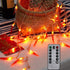 Dreamworth Red Chili String Lights,10ft 20 LED Chili String Lights Battery Operated Remote