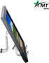 AMT 2 Pack 5 Inch Acrylic Plate Stands for Display, Holder Stand + Frame for Picture, Decorative Plate, Book