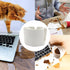 FINTHECH Desk Cup Holder, Suction Cup Holder for Smooth Surfaces, Bathroom Cup Holders, Nightstands, Bar Countertop,