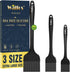 Walfos 3 Size Basting Brush - High Heat Resistant Silicone Pastry Brushes for Kitchen Cooking, Barbecue, Baking,