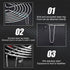 Round Steamer Rack and Cooling Rack - Stainless Steel Pot Trivet, Cooking Rack for Baking, Canning, Steaming