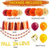 Fall Bridal Shower Decorations, Engagement Fall Bachelorette Party Decorations, Burgundy Orange Balloons