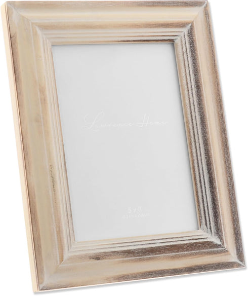 Lawrence Frames 5x7 Natural White Wash Maple Picture Frame