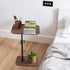 360 180 comfoyar Couch Side Table Adjustable Height, C Shaped End Table for Bed Chair and Small Space, Swivel Flip