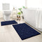 HOMEIDEAS 2 Piece Bathroom Rugs Sets - Extra Soft Shaggy Absorbent Non Slip Machine Washable Bath Mat