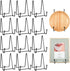 Mixweer 12 Pcs Book Stands for Display, Metal Photo Easel Racks for Decorative Display (Black, 4.3 Inch)