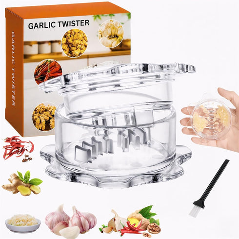 Generic Garlic Twister Kitchen Tool Manual Garlic Crusher & Ginger Grinder, Nut Chopper,