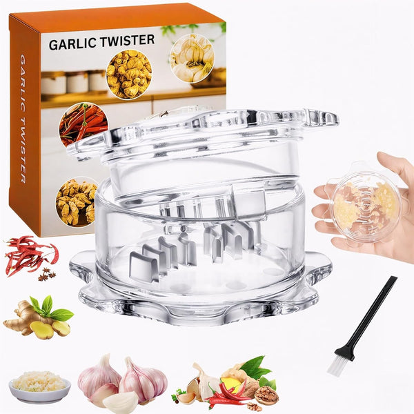Generic Garlic Twister Kitchen Tool Manual Garlic Crusher & Ginger Grinder, Nut Chopper,