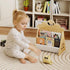 BPMFDTNL Wood Kids Bookshelf, Montessori Bookshelf,Suitable Kids Rooms, Nursery & Classroom, Toddler Book Rack, Nursery