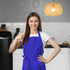 Unisex Bib Aprons, 100% Polyester Chef Apron with Extra Long Ties for Cooking