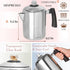 Mixpresso Stainless Steel Coffee Percolator, Stovetop Coffee Pot, 37oz, Excellent for Camping Coffee