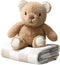 The Peanutshell Gift Set Benny Brown Teddy Bear Stuffed Animals and Baby