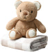 The Peanutshell Gift Set Benny Brown Teddy Bear Stuffed Animals and Baby