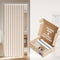 AJAZZ Blackout Door Curtain Magnetic Doorway Curtain Sets Included Rod (1 Pack,