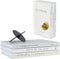 STRONA Book Decor Set 3 Real Decorative Books for Home Dcor, Coffee