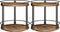 YATINEY Spice Rack, Set of 2 Lazy Susan Organizer, 2-Tier Turntable Organizer,