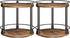 YATINEY Spice Rack, Set of 2 Lazy Susan Organizer, 2-Tier Turntable Organizer,