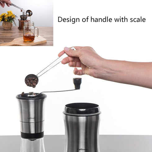 2-Piece Stainless Steel Tablespoon Measure Spoon, Long Handle Coffee Scoop (Silver, 15ml)