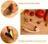 Strawberry Huller Stem Remover, Tomato Corer, Potato Tweezers, Carrot Cutter, Pineapple Peeler (Orange)