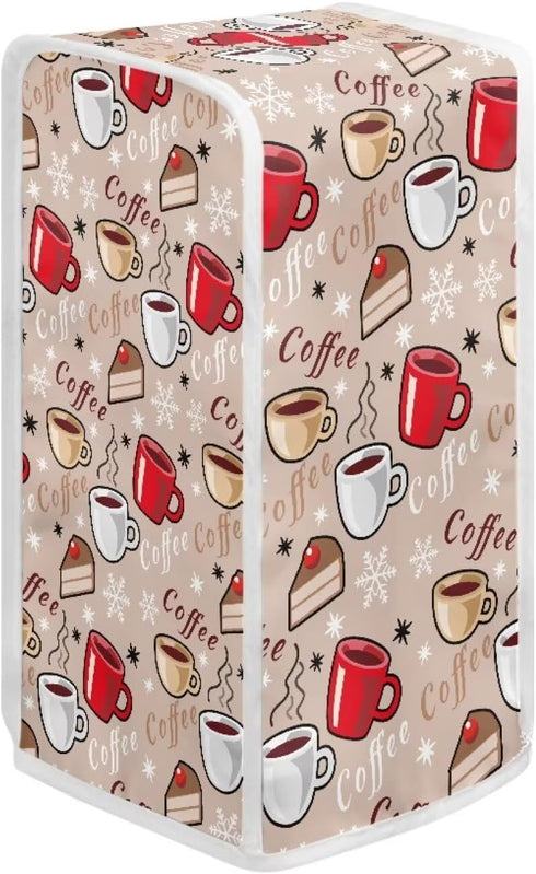 Coffee Can Opener Dust Cover Brown Can Opener Cover Home Accessory Electric Can Opener Covers for Women Gift Kitchen Appliance Cover by ZUXONGSY