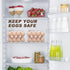 Zhanmai 120 12 Count Pcs Easter Plastic Egg Cartons Bulk Clear Reusable Large Egg Tray Container Holder with Sticker