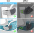 Set, 1 Pack Marbarsse Bathroom Toilet Bowl Brush and Holder, Curved Design Dismount Toilet Brush for Deep Cleaning