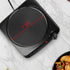 OVENTE Electric Countertop Single Burner, 1000W Cooktop with 7.25 Inch Cast Iron Hot Plate, Compact Cooking Stove,