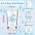 MEPIG 25 Set 25 Baby Shower Favors for Guests, It's a Boy Shot Glasses with Bottle Opener Keychains Floral Thank You
