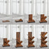 5 ruboka Tree Bookshelf,Retro Floor Standing Bookcase Display for CDs/Magazine/Books,Small Bookshelf for Bedroom,Living