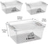 Yomjarl 3 Pack Cheese Container Airtight with Draining Basket Cream Block Cheese Sliced Cheeses Box with Lid Saver