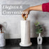 Countertop, 6" Koville African Genuine Marble Paper Towel Holder Stone Base Gold Rod Paper Towel Holder Stand