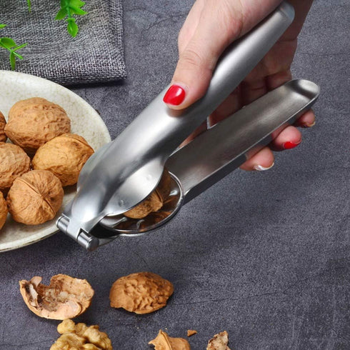 Portable Nutcracker Chestnut Clip, 304 Stainless Steel Tool for Pistachio, Macadamia, Walnut, Multifunction Nutcracker