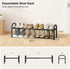 1-Tier Closet, 8 STO STO Expandable Shoe Organizer, Metal Shoe Rack for Up to Pairs Adjustable Storage for Front Door