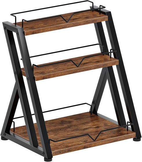 HOOBRO 3-Tier Kitchen Spice Rack, Kitchen Countertop Shelf, Desk Shelf Organizer, Dresser