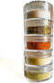 NICE RACK Mini Travel Spice Rack Filled with Organic Herbs, Refillable Camp Spice Kit, Great Gift for Camping