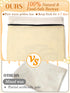 2 13''x16.7'' 2 ANPHSIN pcs Natural Beeswax Bread Bags with Sealing Zipper - Reusable Sourdough Storage Wraps