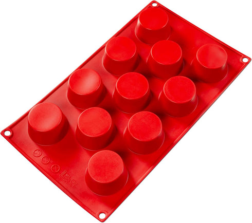 Fat Daddio's SMF-022 Silicone Bakeware - 11-Cavity Muffin (1.7 oz)