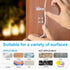 24 TidyHelper PCS Christmas Light Clips, Adhesive Hooks for Outdoor String Lights, Heavy Duty Cable Clips