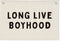 Long Live Boyhood Banner, Boy Nursery Decor, Linen Banner Wall Hanging Flag