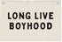 Long Live Boyhood Banner, Boy Nursery Decor, Linen Banner Wall Hanging Flag