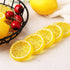 20pcs Mini Simulation Lemon Slices, Fake Plastic Fruit Model for Wedding Decoration, Photography Props, Basket Display